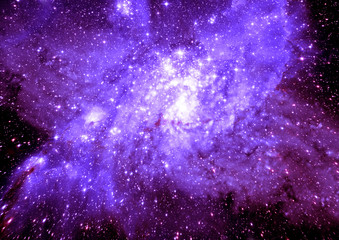 Obraz premium Gwiazdy planety i galaktyki w wolnej przestrzeni