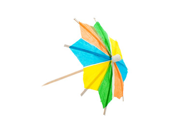 cocktail umbrella isolated