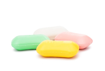 color soap isolated