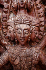 Fototapeta na wymiar Wood carving