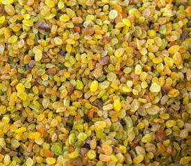raisins close-up background