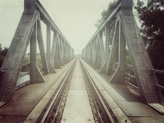 Retro train bridge