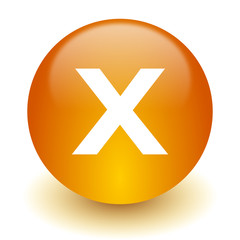 Obraz premium cancel icon