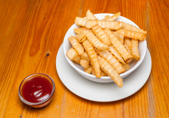 French Fries with Ketchup