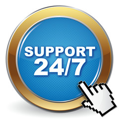 SUPPORT 24 7 ICON