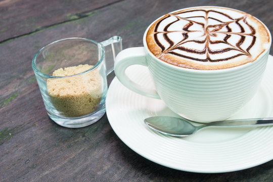 Coffee milk foam cup