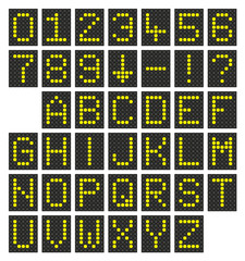 Colorful glowind alphabet - 66856706