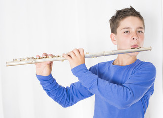 boy with flute © wernerimages