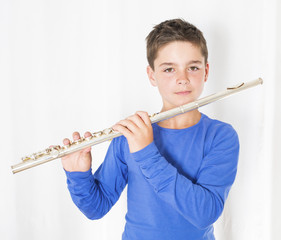 boy with flute © wernerimages