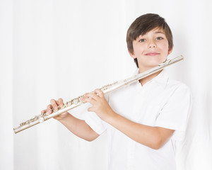 boy with flute © wernerimages