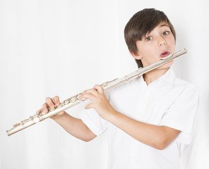boy with flute © wernerimages