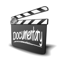 Naklejka premium Clapper Board Documentary