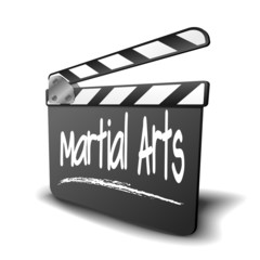 Naklejka premium Clapper Board Martial Arts