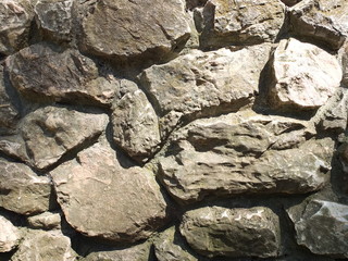 Stone wall.