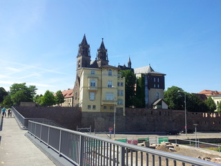 Blick auf den magdeburger Dom