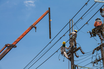 Maintenance of power distribution system 22 kv