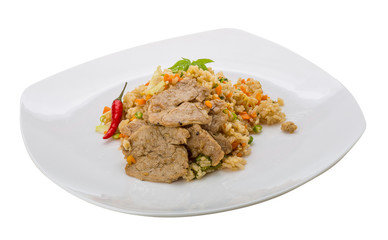 Fried rice with pork