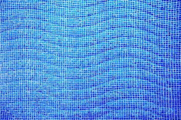 blue swimming pool with waves