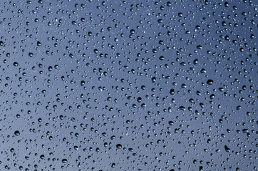 Hintergrund Wassertropfen Fensterscheibe