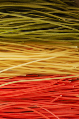.Italian cuisine - Italian tricolor pasta