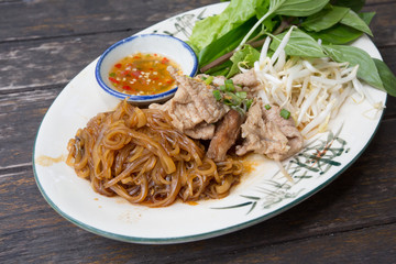 beef and pork noodle