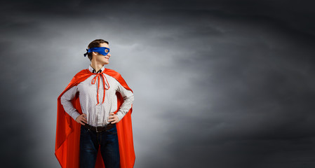 Fototapeta premium Brave superhero