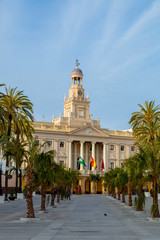 Fototapeta premium City hall of Cadiz, Spain