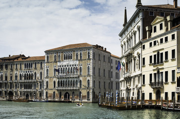 Naklejka premium Ancient buildings in Venice