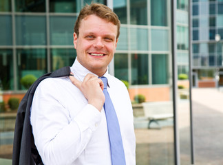 Portrait of an handsome businessman