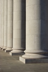 The bottom of some columns in classical style