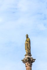statue of bishop in freiburg