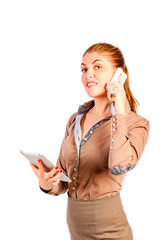 president of the company from the device in the studio