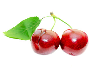 cherry isolated on white background
