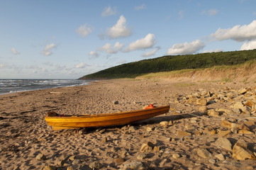 Wooden Boat on the Beach