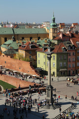 Sigismund column at Castle Square, Warsaw © nastyakamysheva