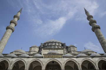 Fototapeta na wymiar Moschea blu, nel chiostro - Istanbul