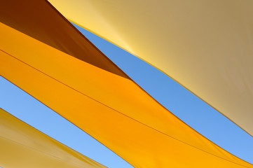 abstract summer awning