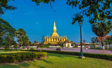Pha That Luang, Great Stupa in Vientine, Laos