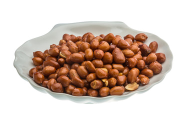 Fried peanuts heap