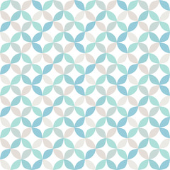 Seamless bright geometric circle pattern.