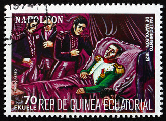 Postage stamp Equatorial Guinea 1972 Death of Napoleon