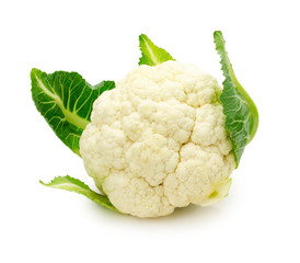 fresh cauliflower isolated on a white background - 66881573