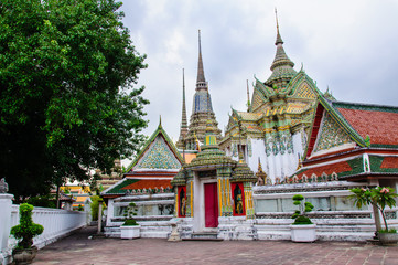 Fototapeta premium Wat Pho or the Temple of Reclining Buddha in Bangkok, Thailand