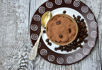 Tiramisu,traditional italian dessert.
