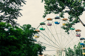 Fototapeta premium Bg roundabout in the sky