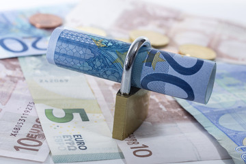 Euro - Geld und Schloss