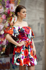 Portrait of beautiful woman