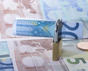 Euro - Geld und Schloss