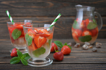 Strawberry mojito