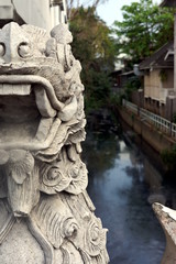 Fototapeta na wymiar The Dragon and the Canal